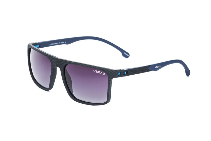 VEGAS Full Rim Rectangular Men Grey  Sunglasses V3006 C3 - Image 1